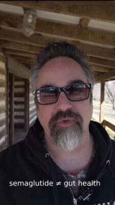 semaglutide ≠ gut health
